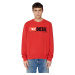 Diesel Sweatshirt - S-GINN-DIV SWEAT-SHIRT red