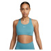 Nike SWOOSH Dámská sportovní podprsenka, světle modrá, velikost