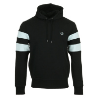 Fred Perry Tipped Sleeve Hooded Sweat Černá