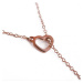 Náhrdelník Sweet heart rose gold VUCH, zlatý