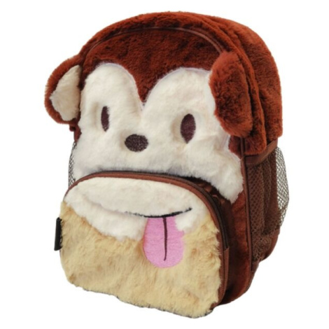 Oxybag FUNNY MONKEY Předškolní batoh, hnědá, velikost