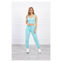 Set top+kalhoty mint