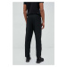 Tréninkové kalhoty adidas Essentials Stanford černá barva, s aplikací