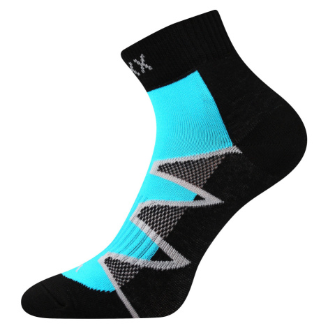 Voxx Monsa Unisex sportovní ponožky - 3 páry BM000000835900105684 černá/tyrkys