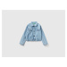 Benetton, Jean Jacket With Flower Print