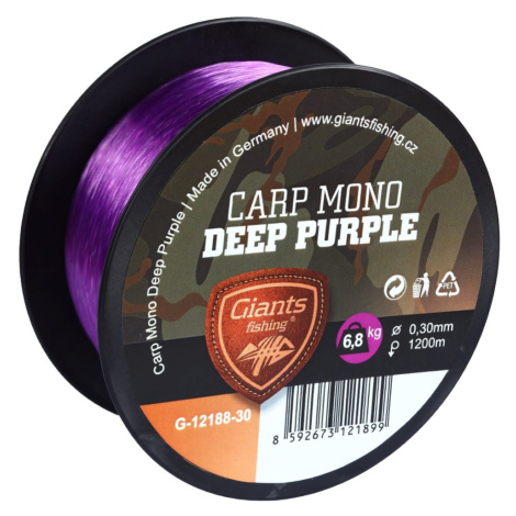 Giants Fishing Vlasec Carp Mono Deep Purple - 0,30mm 1200m