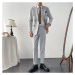 Pánský oblek dvouřadé sako + kalhoty
