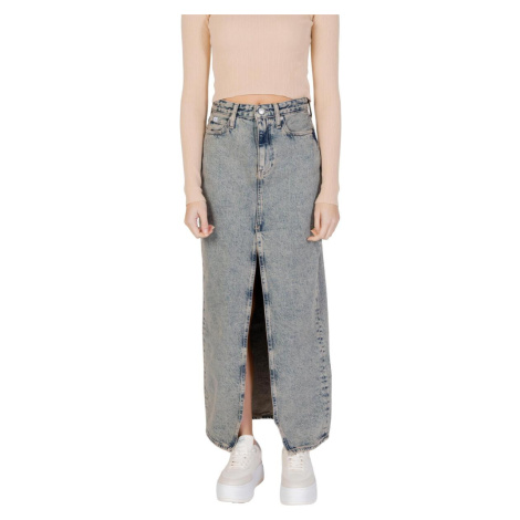 Calvin Klein Jeans FRONT SPLIT MAXI J20J222869 Modrá