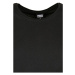 Ladies Valance Tee Dress - black