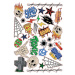 SFR - Sticker Sheet Skulls - Samolepky