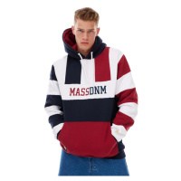 Mass Denim Sweatshirt Streamer Hoody navy/claret