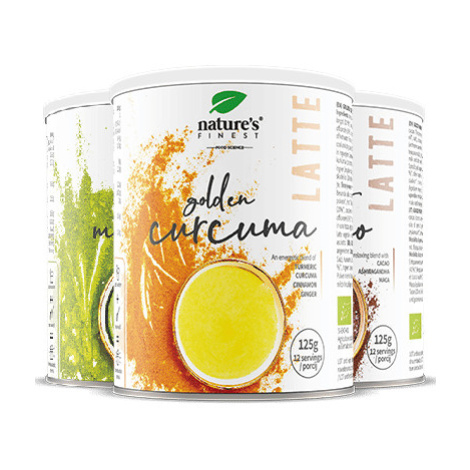 Latte Drinky Bundle | Matcha Chai, Golden Kurkuma Dobrý Spánek | Antioxidanty | Zvyšuje Energeti