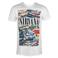 Tričko metal pánské Nirvana - Cassettes - ROCK OFF - NIRVTS10MW