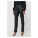 Kalhoty Pinko dámské, černá barva, jednoduché, high waist, 101643.A12U
