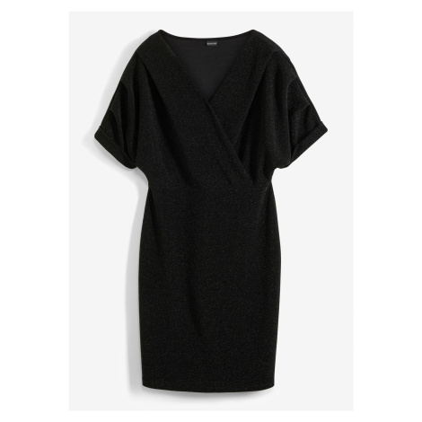 Bonprix BODYFLIRT třpytivé šaty Barva: Černá, Mezinárodní