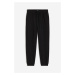 H & M - Teplákové kalhoty Regular Fit - černá