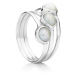 Buka Jewelry | Perlový prsten Pura - Barva Bílá, Drahý kov Sterlingové stříbro (925), Velikost p