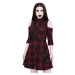 šaty dámské KILLSTAR - Paranormal Shirt-Dress - TARTAN