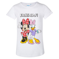 Minnie Mouse - licence Dívčí tričko - Minnie Mouse 209, bílá Barva: Bílá