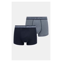 Boxerky Emporio Armani Underwear 2-pack pánské, tmavomodrá barva, 111210 4F542