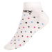 Litex Designové ponožky nízké 9A024 Bílá