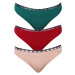 3PACK dámské kalhotky Tommy Hilfiger vícebarevné (UW0UW02828 0WQ)