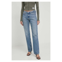 Džíny Calvin Klein Jeans dámské, high waist, J20J222437