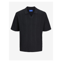 Černé pánské polo tričko Jack & Jones Taormina - Pánské