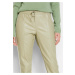 Bonprix BPC SELECTION kalhoty z umělé kůže Barva: Zelená, Mezinárodní