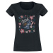 Lilo & Stitch Tropical Stitch Dámské tričko černá