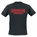 Stranger Things Classic Logo Tričko černá