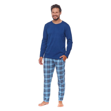 Pánské pyžamo Jones modré dn-nightwear
