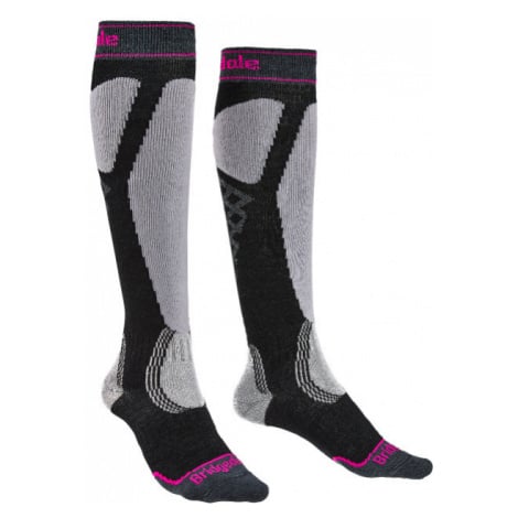 Ponožky Bridgedale Ski Easy On Women's graphite/purple/134