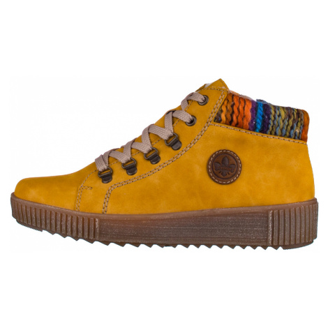 RIEKER, Kotníčková obuv  M6411-68 žlutá EU 37