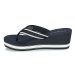 Tommy Hilfiger HILFIGER WEDGE BEACH SANDAL Tmavě modrá