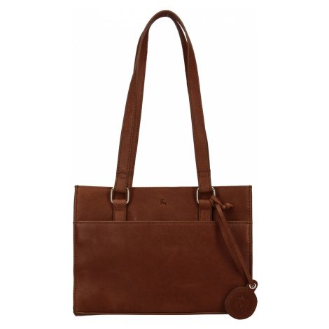 Menší dámská kožená kabelka Ashwood Compact - hnědá Ashwood Leather