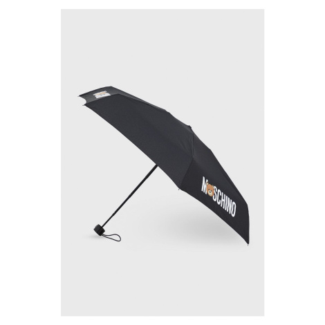 Deštník Moschino černá barva, 8430