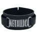 Metallica Metallica Logo Kožený náramek černá