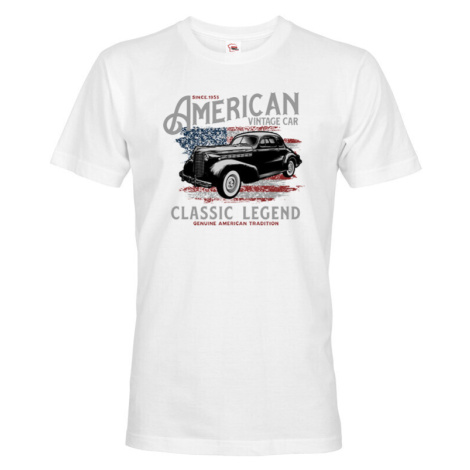 Pánské tričko s potiskem americké klasiky -   tričko pro milovníky aut BezvaTriko