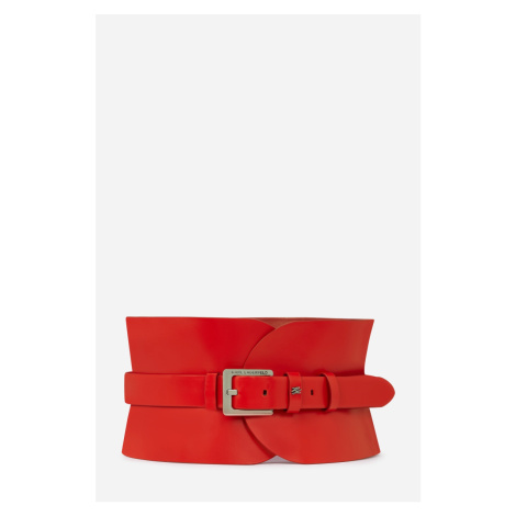 Opasek karl lagerfeld k/essential multifunction belt klassic red