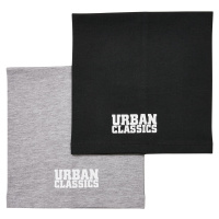 Logo Tube Scarf Kids 2-Pack černá/heathergrey