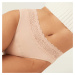 Menstruační kalhotky Modibodi Sensual Hi-Waist Bikini Light-Moderate Beige (MODI4035B)