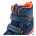 Dětská zimní obuv Alpine Pro ROWANO - modro-oranžová