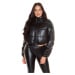 Sexy Leather Winter Jacket w. up model 19620064 - Style fashion