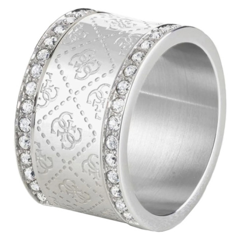 Guess Módní prsten s krystaly JUBR01168JWRH 54 mm