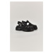 Sandále karl lagerfeld gladiator sandal black lthr