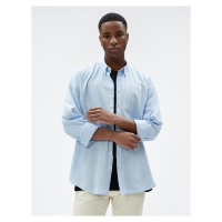 Koton Basic Shirt Classic Collar Buttoned Cotton