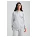 DEFACTO Relax Fit Thick Hooded Sweatshirt