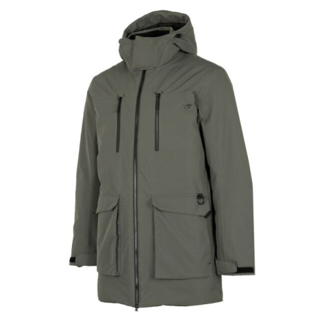 4F COAT MEN´S Pánský kabát, khaki, velikost