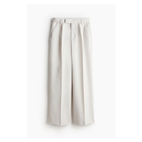 H & M - Elegantní kalhoty - hnědá